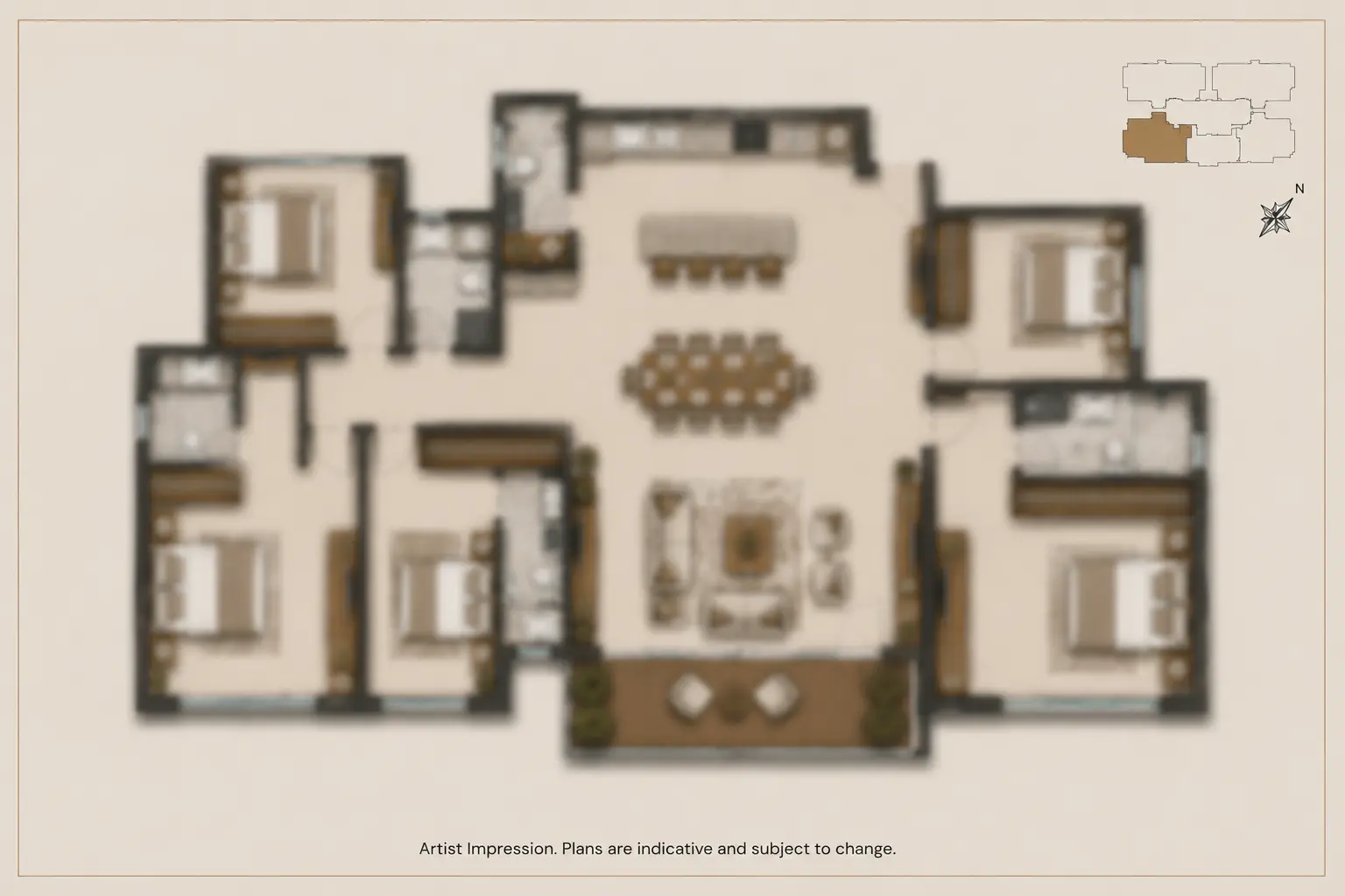 4 BHK — Type A